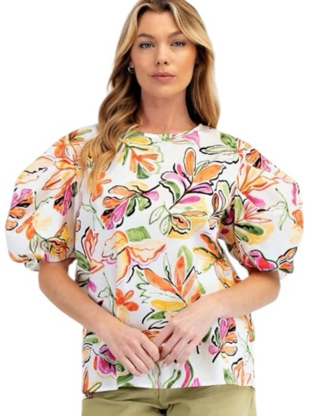 312:  EASEL NWT TOP IVORY (H24)